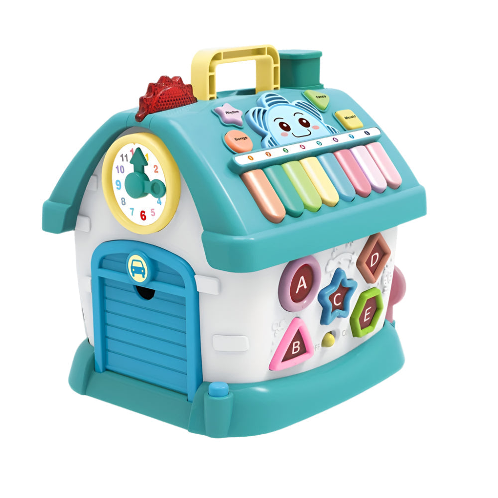 Interactive Toy House Learning Playset for Kids-0