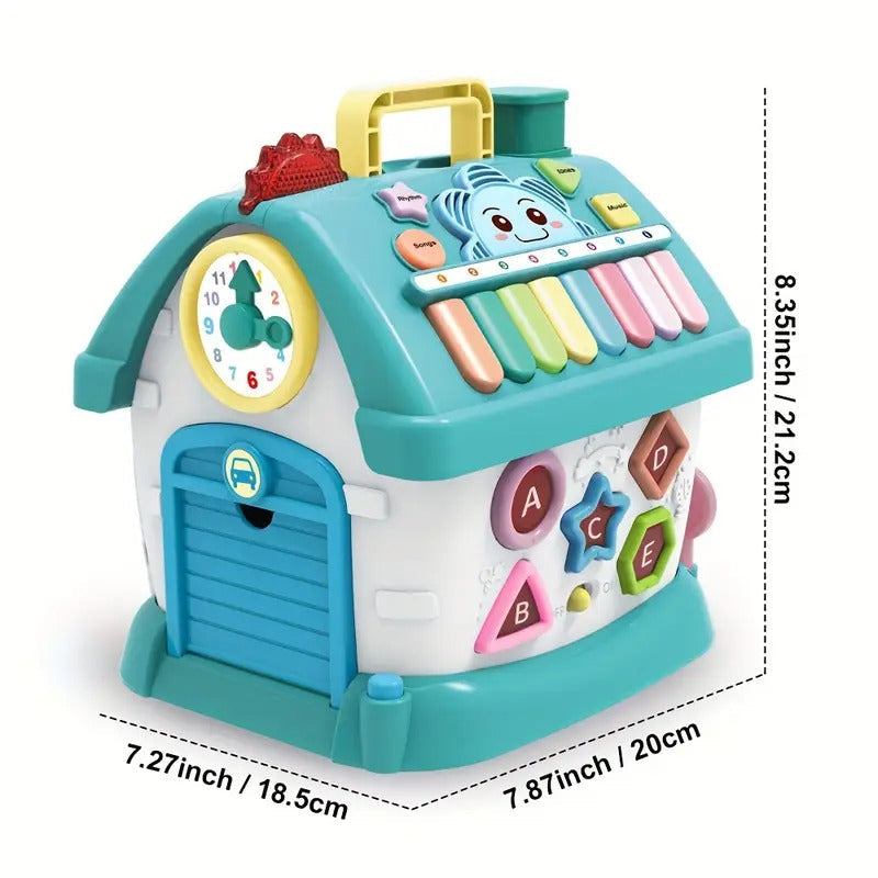 Interactive Toy House Learning Playset for Kids-2