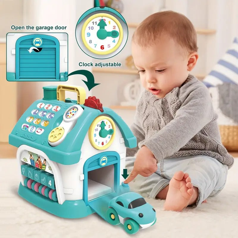 Interactive Toy House Learning Playset for Kids-3