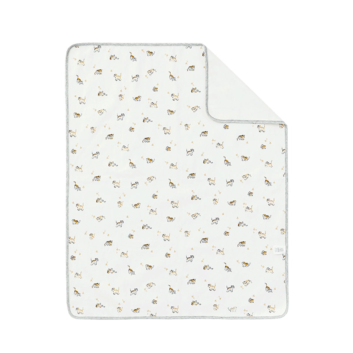 Tapis à langer bébé blanc étanche Lively Tiger